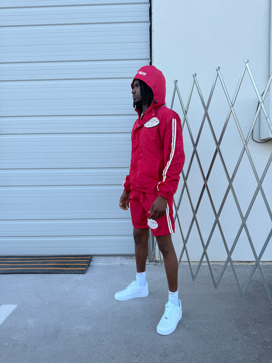 Red “Varsity” Summer Set