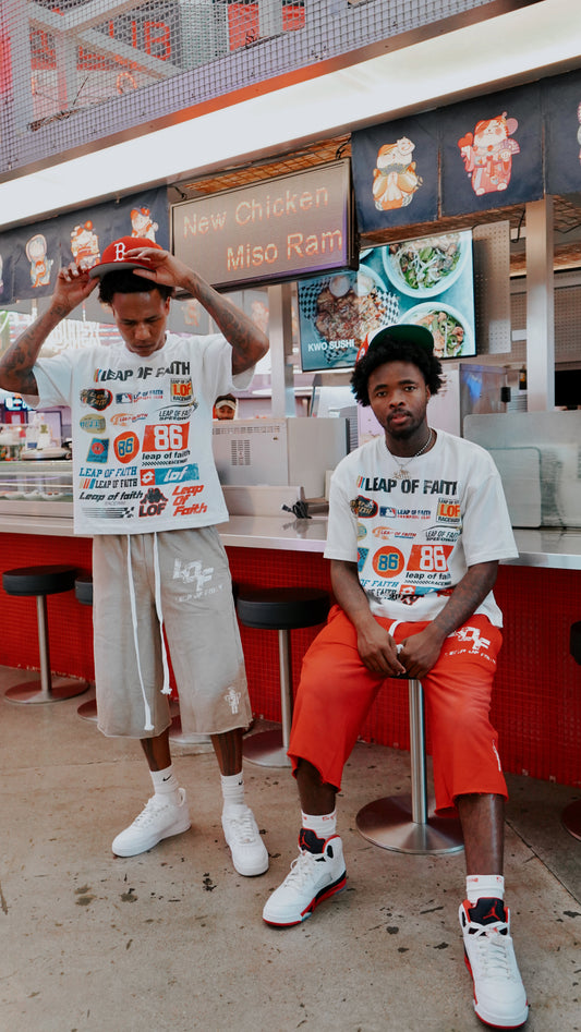 White “Raceway” Tee