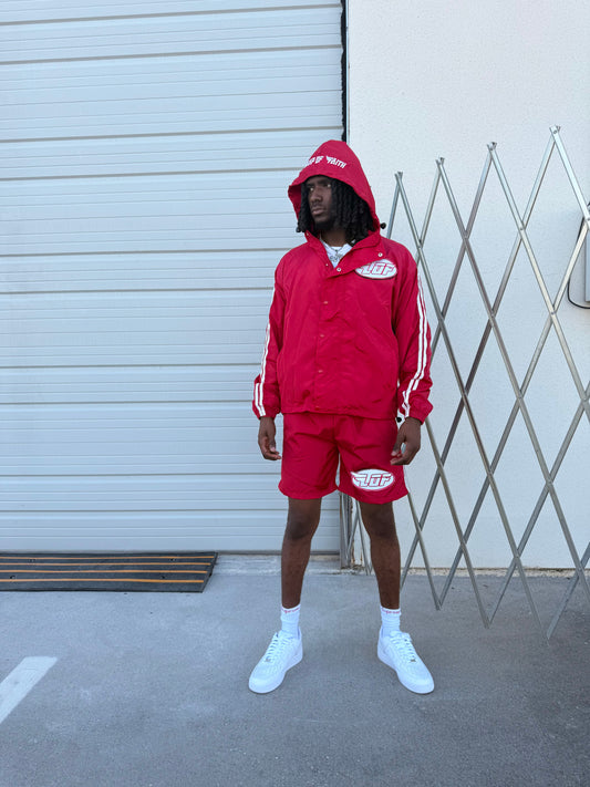 Red “Varsity” Summer Set